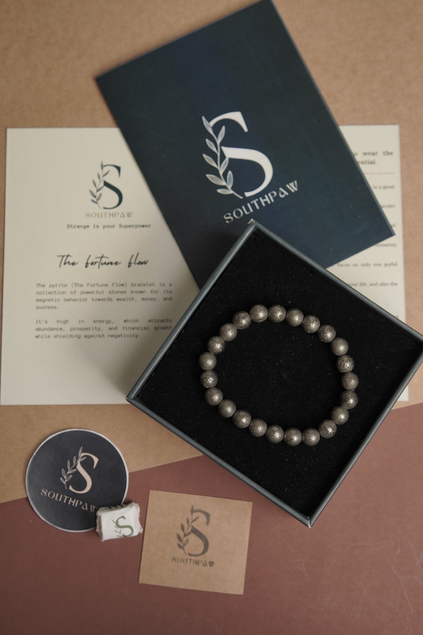 The Fortune Flow - Pyrite Bracelet